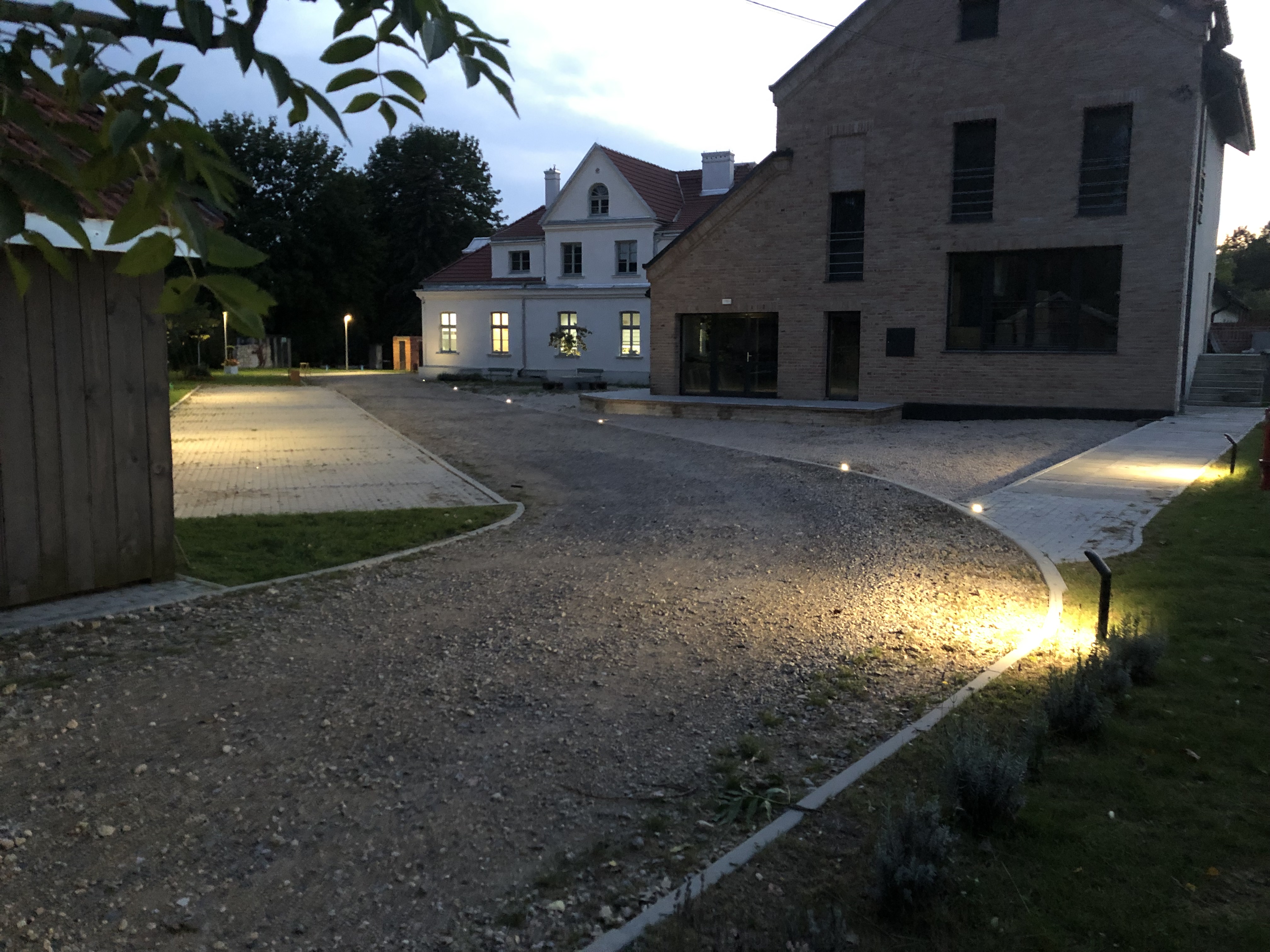 Zimowa aura z płatkami śniegu